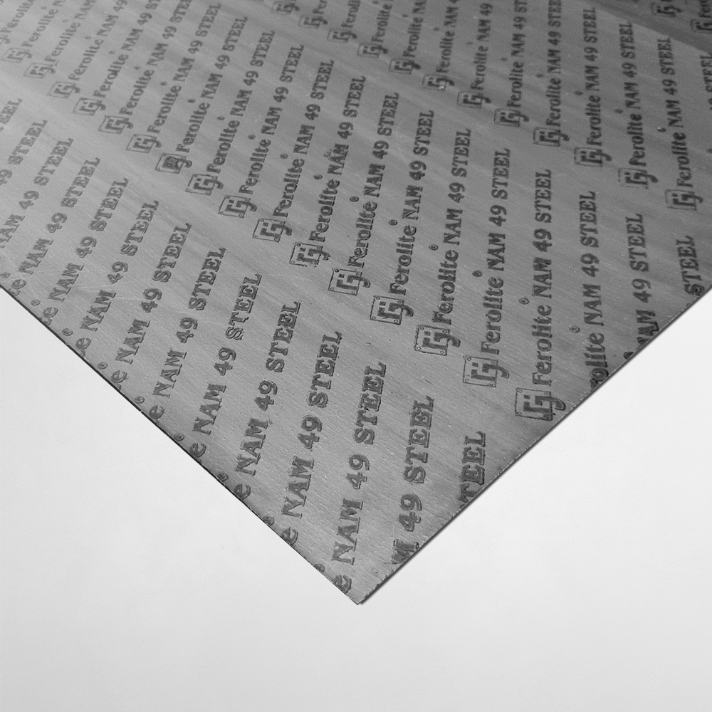 Non-Asbestos Wire Reinforced Graphited Joint Sheet (Ferolite® NAM 49 Steel)