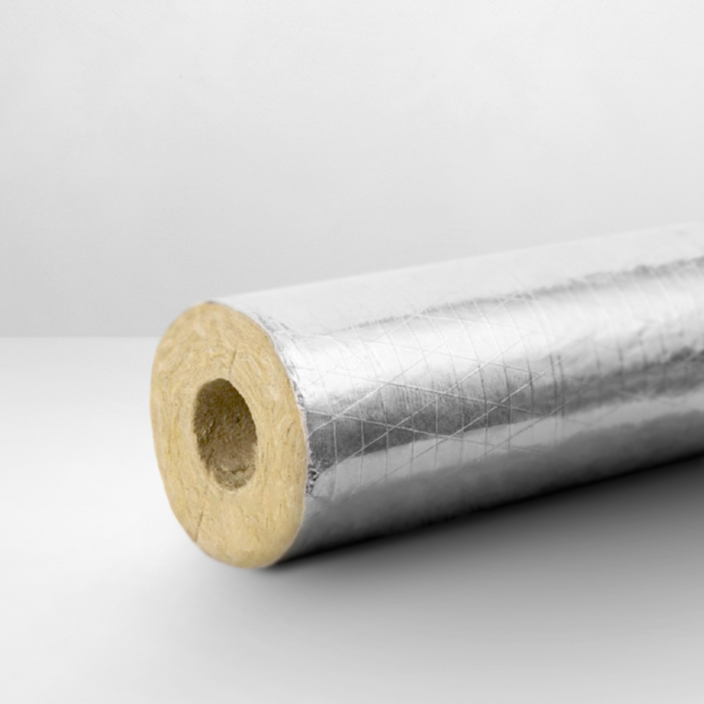 Aluminium Laminated Rock Wool Pipe Cover