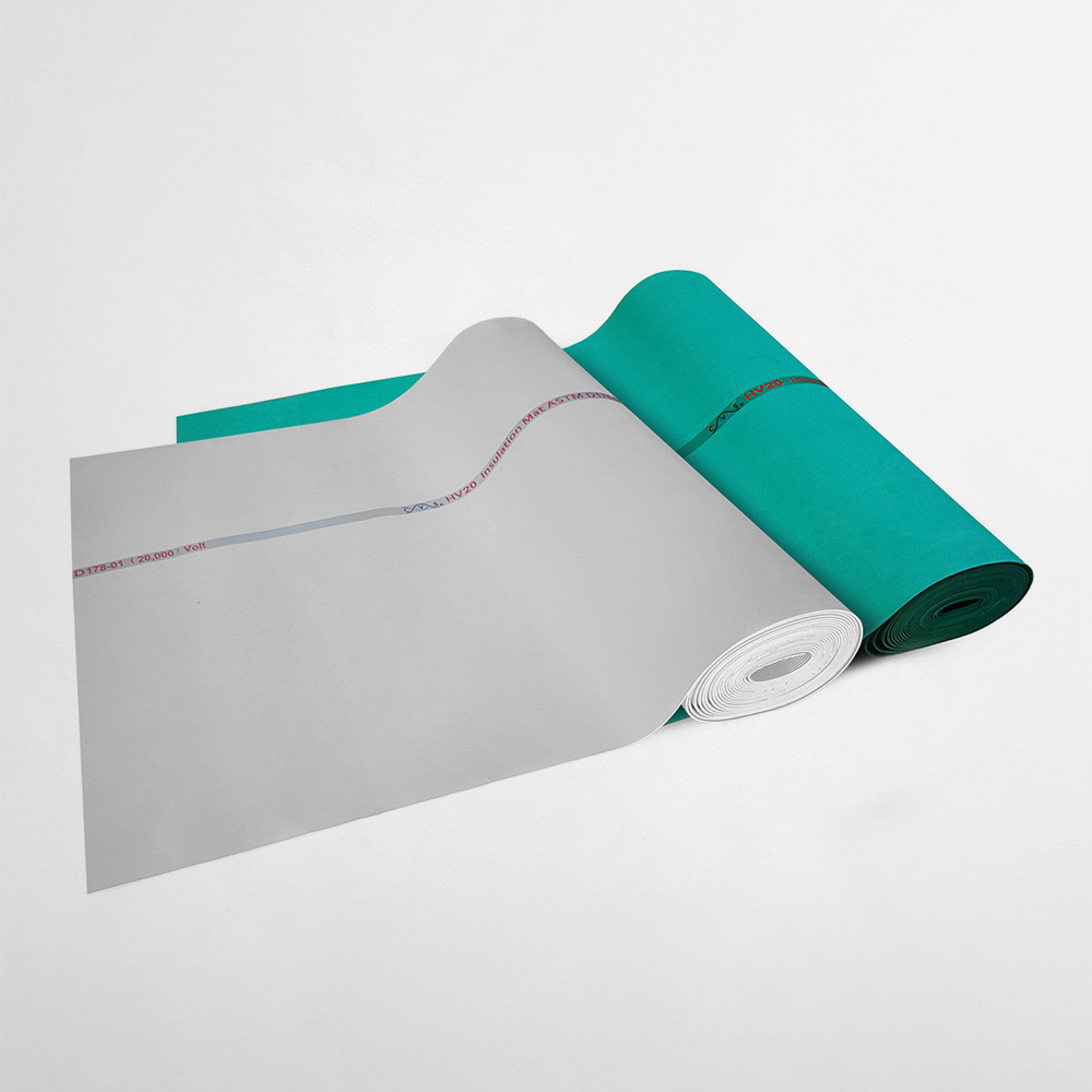 Grey/Green Electrical Insulation Matting (HV20), 20kV Withstand Voltage