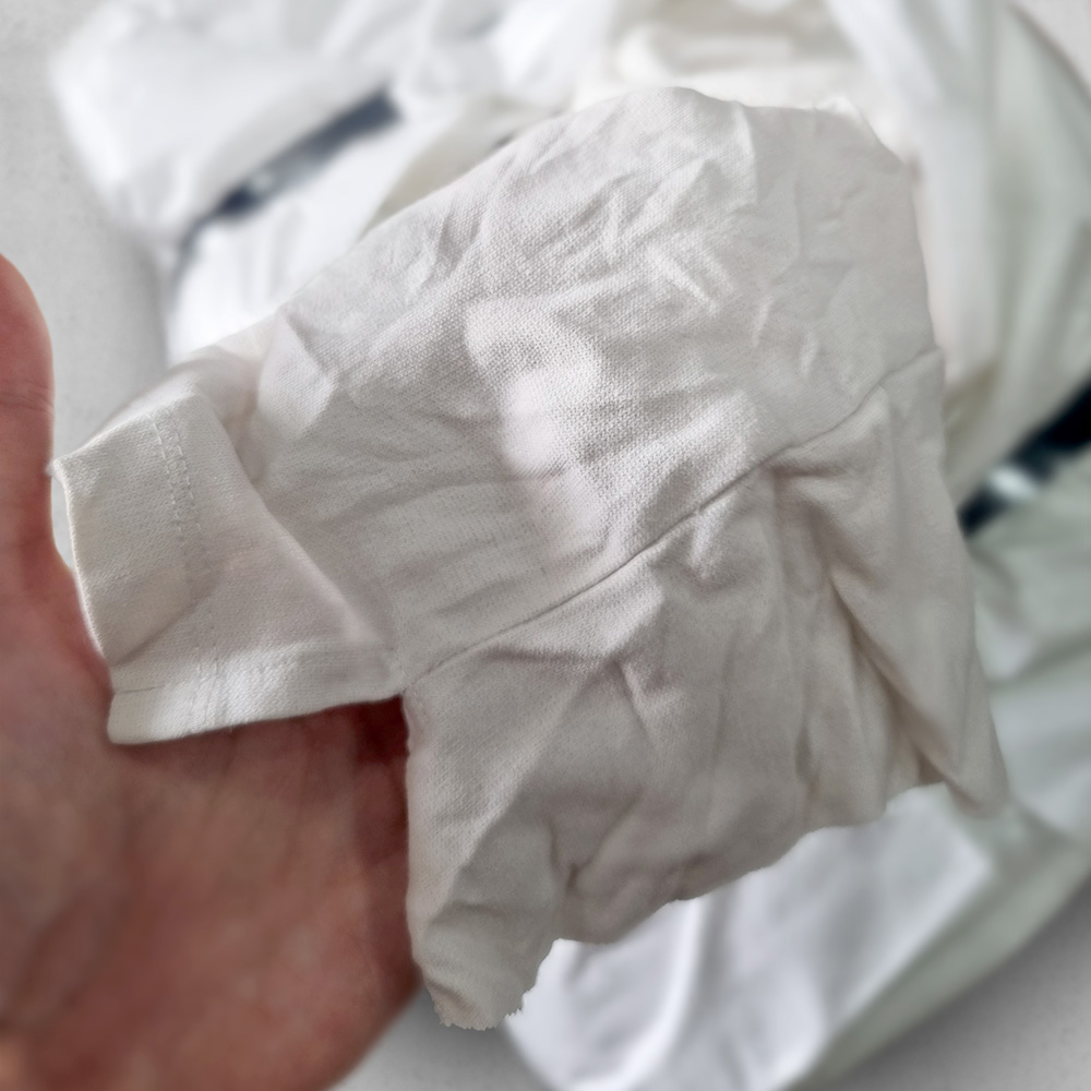100% White Cotton Rag
