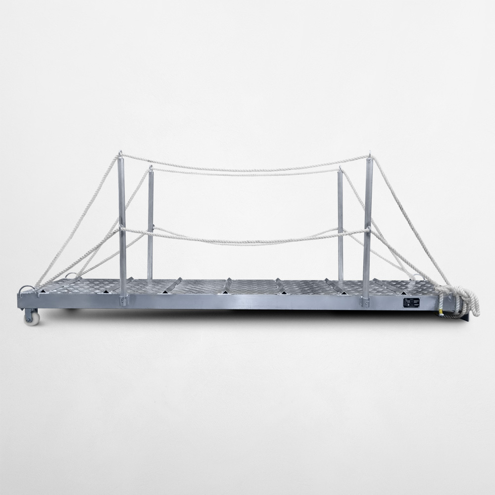 Aluminium Wharf Ladder Flat Type (ABS Certified)