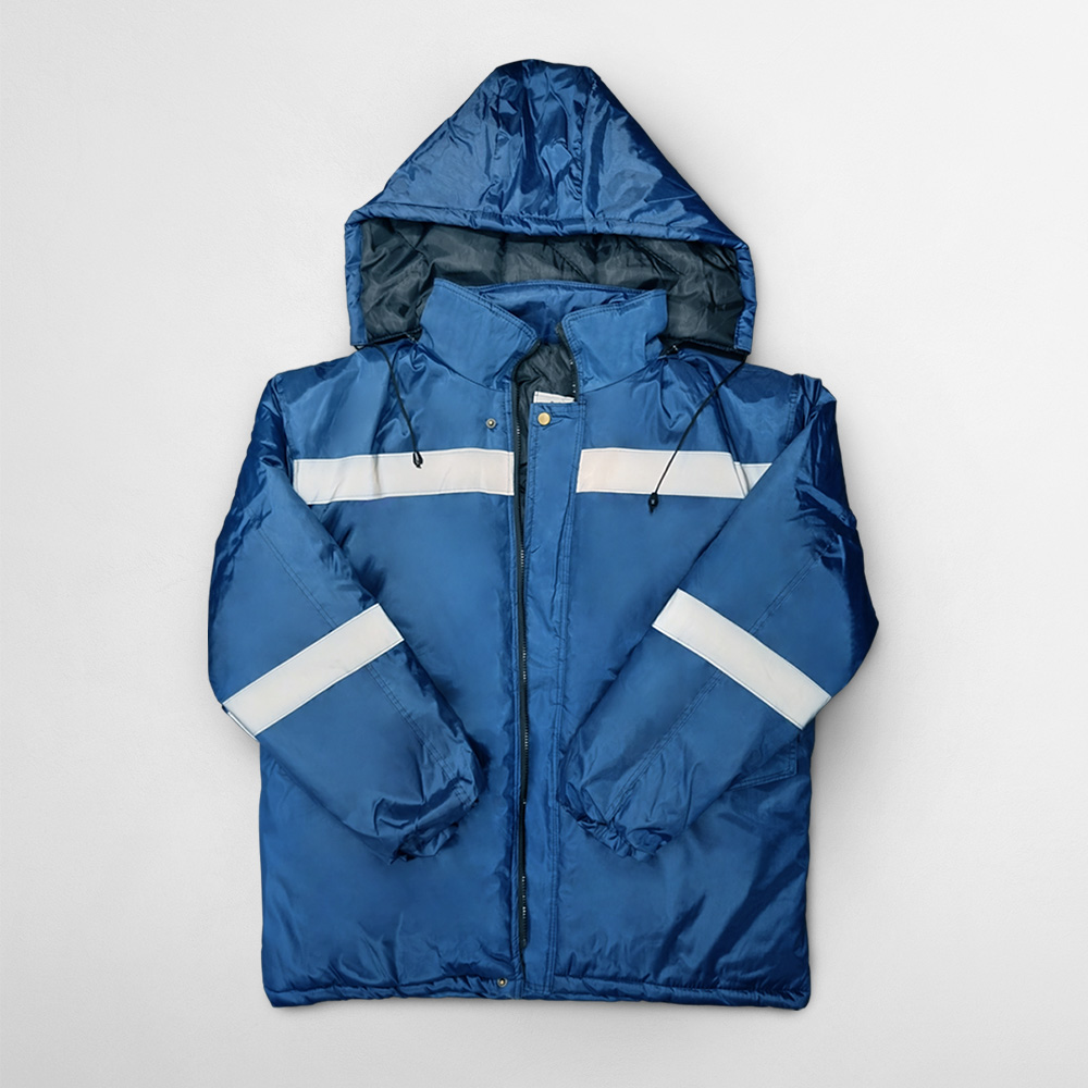 Winter Parka With Reflective Tapes